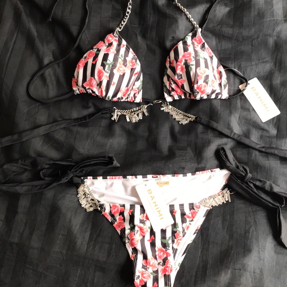 Bahimi bathing suit top and bottom included